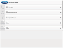 Tablet Screenshot of ford-retailer.com